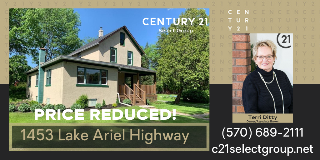 PRICE REDUCED! 1453 Lake Ariel Highway Village Colonial in Charming